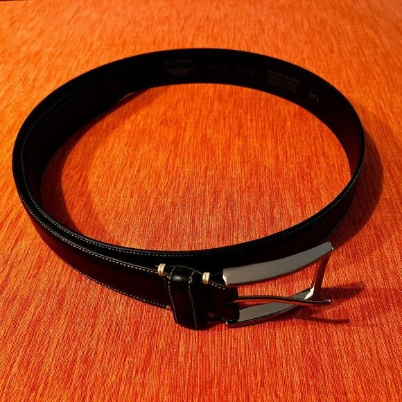 Dockers | Accessories | Black Leather Dress Belt | Poshmark